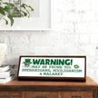 Funny St. Patrick's Day, Decorative Wooden Table Sign, Desk Decor Art, St. Patrick's Day Themed Decor for Cafe Shop Coffee Bar, Farmhouse Decors for Table Shelf, 9.5x3.1x1 inches