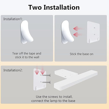 2Pack Picture Lights Battery Operated, Rechargeable Picture Frame Lights for Wall, LED Cordless Wall Lights Dimmable & Timmer with Remote Control for Arts, Paintings, Gallery, Dartboard, 3 Color Modes