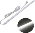 110V LED Under Cabinet Lighting,17inch LED Strip Light Bar with 6ft Power Cord,Magnetic Installation,Super Slim Counter Light,Reading Desk Lamp for Kitchen/Work Table.(White 6000K)