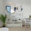 POZINO Gold Irregular Mirror, 30