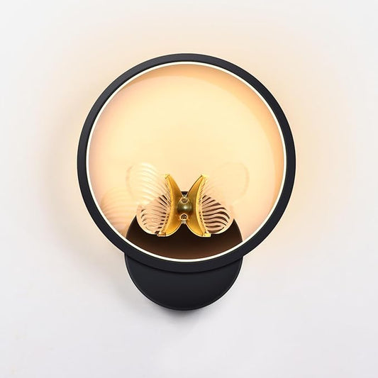 XEYOU 16W Modern Wall Sconce Lighting Indoor LED Creative Wall Light Fixture Butterfly Shape Decoration Wall Lamp for Living Room Bedroom Stair Corridor
