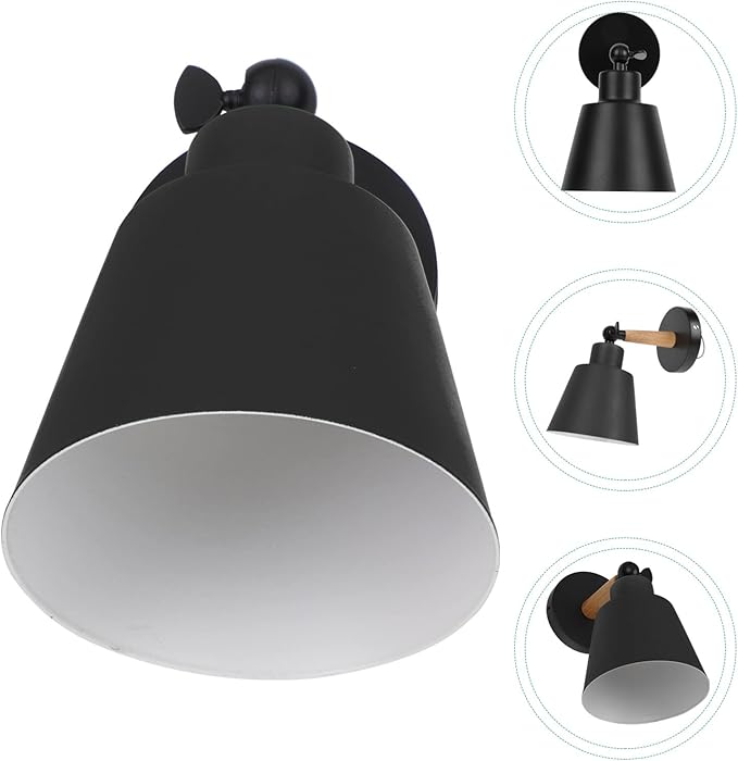 DOITOOL 1Pc Nordic Style Wall Light Decor Simple Backdrop Light for Bedroom and Hallway Elegant Design Low Energy Consumption for Indoor Aisle Illumination