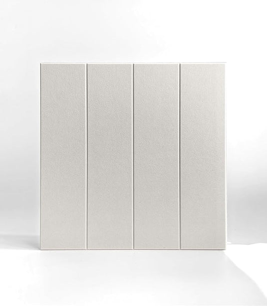 21.65" Large Square Acoustic Panels 4-Pack - Sound Absorbing Wall Panels, Noise Reducing Soundproof Decorative Felt Tiles for Home Office, Studio, Living Room - Beige