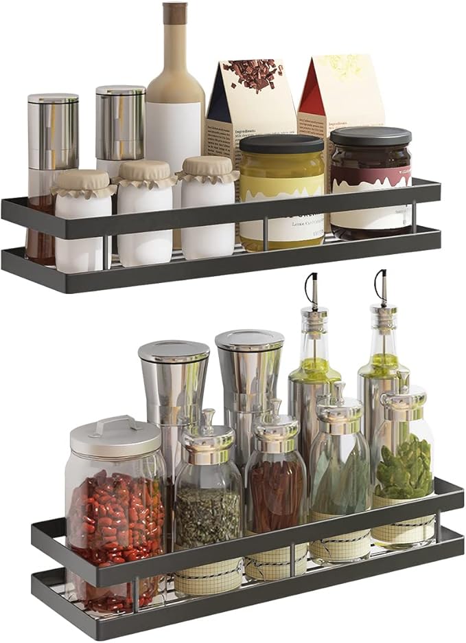 Spice Rack Organizer Wall Mount, 14