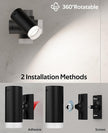 LED Wall Sconces, Battery Wall Sconces Set of Two with Rechargeable Battery Operated 12RGB and 3CCT Dimmable Wireless Magnetic Lights, for Bedroom Bedside Reading Living Room Picture