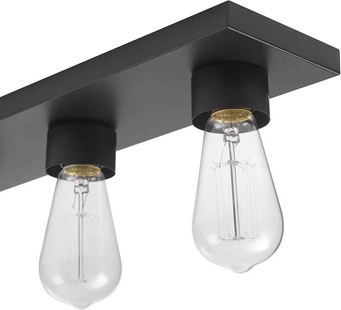 Globe Electric 5-Light Vanity Light, Matte Black, Modern Glam, Bathroom Fixture, Horizontal Vertical Mount, 52088