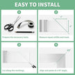 Peel and Stick Wallpaper Borders 390” x 4” Self Adhesive Mirror Frame Border Brushed DIY for Kitchen Bathroom Mirror Removal Border Sticker Wall Decor Cover 10.8 Sq.Ft, Brushed Sliver