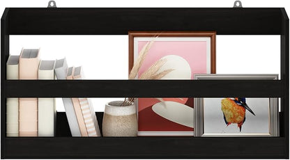 Furinno Hermite Multipurpose Wall Mounting Storage Shelf, Espresso