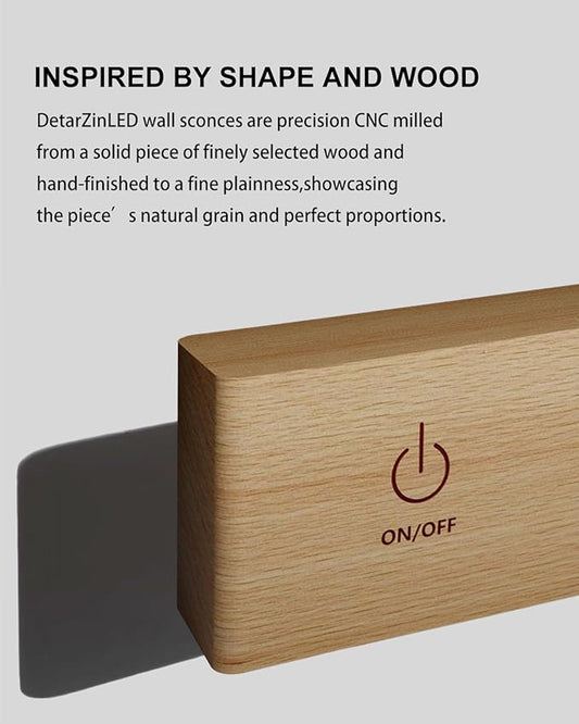 Wall Lights Battery Operated Wooden,Magnetic Wall Sconces Rechargeable,Adhesive Wall Lights for Bedroom,Dimmable Wall Mounted Bedside Lamp,Cordless Battery Wall Sconce for Bedroom Reading