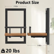 bosbo Floating Shelves for Wall, Plant Shelf Indoor, Wall Planters for Indoor Floating Plant Shelves for Bedroom, Living Room, Kitchen, Office, Bathroom Decor (3 Pack)