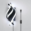 DELIPOP Modern Wall Sconces, 6500K Plug in Spiral LED Wall Sconce, 21W LED Wall Light with 5FT Plug Cord for Bedroom Bathroom Living Room Hallway Balcony