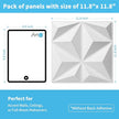 Art3d 20 Pack Decorative 3D Wall Panels, 19 Sq.Feet PVC Interior Wall Décor, 11.8