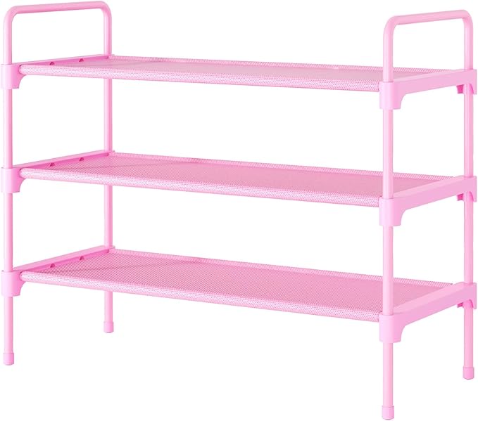 Kitsure Shoe Rack for Closet, Sturdy and Long-Lasting Shoe Shelf, Shoe Rack for Entryway, Personalized DIY Shoe Organizer, Shoe Rack Organizer for Space-Saving, 27.6