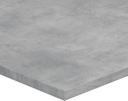 Set of 4 Floating Wall Shelves, Concrete Grey Engineered Wood Decorative Display Ledges, Modern Minimalist Storage Shelves for Living Room, Bedroom, and Home Office