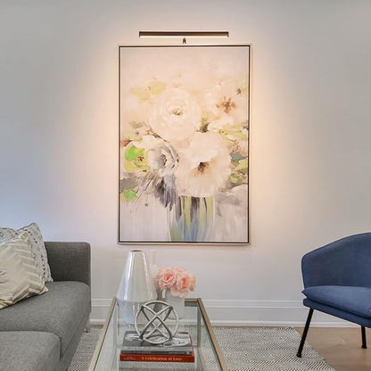 LED Picture Lights for Paintings Plug in, 14 Inch 4W Adjustable Art Light Gallery Wall Light for Display Art Work, Oil Rubbed Bronze Finish, CRI90+, 3000K Warm White, ETL Listed