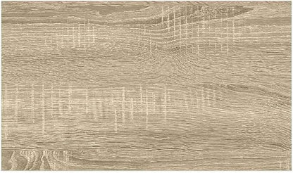 Floating Wall Shelf Oak and White Honeycomb MDF Metal 19.7x9.1 in, Modern Storage for Living Room Office, Space Saving Design, Durable Display Unit for Books and Decor, Easy