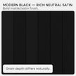 Homeforia Black Floating Shelf 20 inch, High End Solid Real Wood 20inch Bathroom Floating Shelves for Wall Mounted, Black Wooden 20in Floating Shelves, Heavy Duty Bracket, 20 X 6.5 X 1.75 in, Set of 3