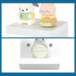 Small Floating Shelf for Wall Set of 6,Mini Shelves for Display Small Figurine,Plant,Collectibles,Wall Shelves for Bedroom Living Room Bathroom Kitchen Decor（White）