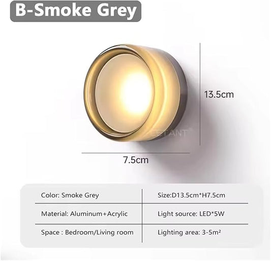 LED Wall Sconce Minimalist Light for Bedroom Bedside Hallway Staircase Living Room Sofa Background Wall Decor Lighting,Wall Lamp