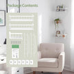 Fire Escape Wall Shelf White - Modern New York City Wall Decorative Display Ladder Floating Shelves for Bedroom, Home Décor, Action Figure Display (2.5-Tier)
