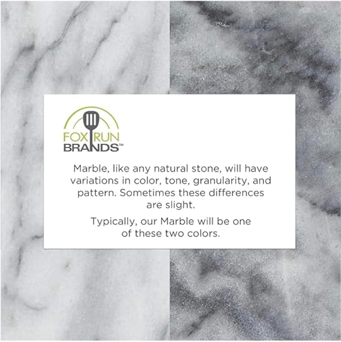 Fox Run 100% Natural Polished Marble Bookends, White, Set of 2, Angled
