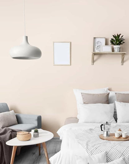Peel and Stick Wallpaper Solid Color Nude Contact Paper Matte Wall Paper for Bedroom Bathroom Beige Wallpaper Removable Self-Adhesive Kitchen Wall Decor Vinyl Roll 17.3" x 394"