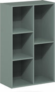 Furinno LUDER Book Shelf, 5-Cube Bookshelf, Reversible Bookcase, 9.4