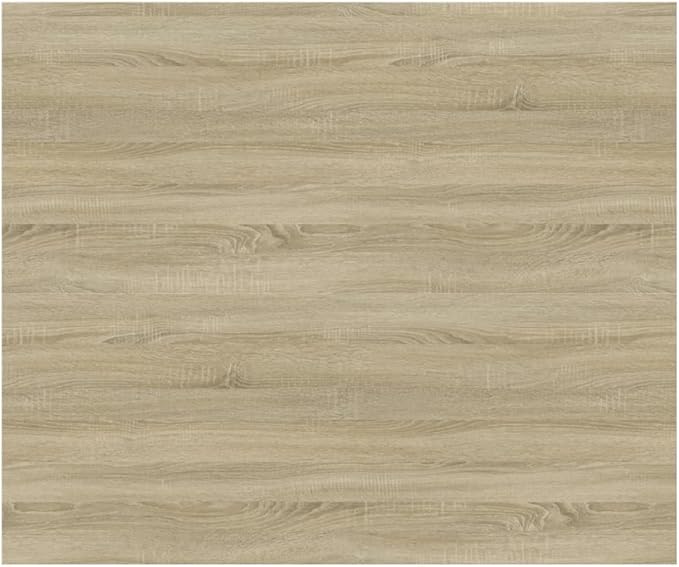 Set of 8 Sonoma Oak Floating Shelves 23.6 x 19.7 in, Engineered Wood Wall Mounted Storage Display Boards for Books, Plants, and Home Decor, Matte Finish
