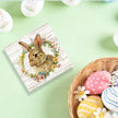 Funny Easter Sign Easter Bunny Decor Decorations Bunny Spring Flower Sign Decor Table Decorations Indoor for Home Office Desk Table Shelf Tiered Tray 5 X 5 Inch
