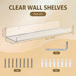 Acrylic Floating Shelves for Wall 6 Pack, 15