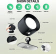 AOMEES Wall Lights Battery Operated Wall Sconce, 3 Color Temperatures & 3 Brightness Levels & Remote and Touch 360°Rotation, Mounted Cordless Lamp Magnetic Rechargeable Led Lights for Bedroom
