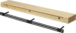 Dogberry Collections Smooth Timber Floating Shelf – Versatile Wood Mantel & Wall Shelf (Natural, 36 in.)