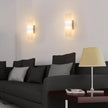 ChangM LED Wall Sconce Modern Wall Light Lamps 12W Warm White Up and Down Indoor Acrylic Lighting Fixture for Living Room Bedroom Hallway Conservatory Home Room Decor Not Dimmable No Plug(3 Pack)