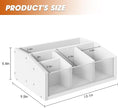 Coffee Station Organizer, Tea Condiment Organizer, Wood Pods Holder Storage Basket, White Coffee Bar Accessories