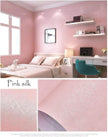 Cohoo Home Silk Pink Wallpaper Peel and Stick Contact Paper Pink Textured Silk Wallpaper for Bedroom Self Adhesive Removable Wall Sticky Paper Girls Room Drawer Liner Waterproof 15.7inW 118inL
