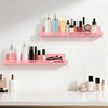 Dezzer 6 Pack Acrylic Shelves for Wall, 15