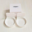 Adhesive Plastic Round Floating Shelf Stick on Wall Mounted Cup Holder Shower Organizer Caddy Bottle Racks (2pcs)