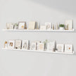 Dreamland Picture Ledge Shelf for Wall, Floating Shelves Set of 2,72 inch Long Floating Shelves with Lip for Living Room,Bedroom,Bathroom,Kitchen,White