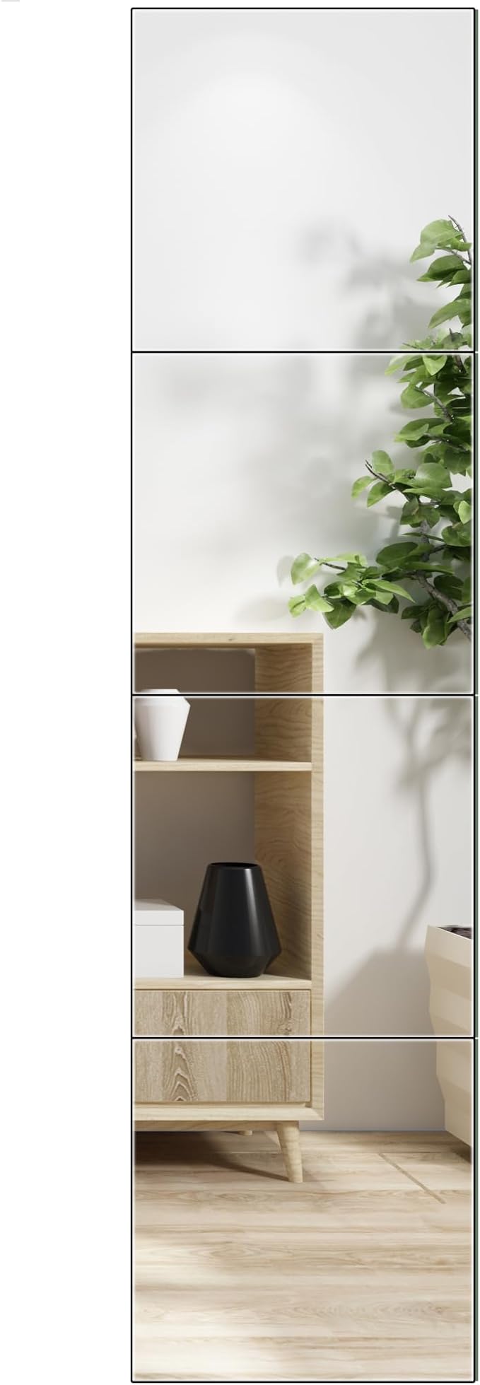 Ruomeng Full Length Wall Mirror Tiles - 10