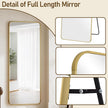 BEAUTYPEAK Gold Full Length Mirror, 71