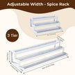 3-Tier Spice Rack Organizer for Kitchen Cabinet or Pantry, 16