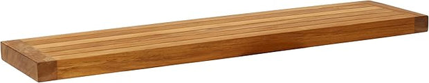 AquaTeak 36" Moa Teak Floating Wall Shelf - 36 Inch