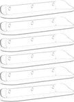 SpaceWhisper Floating Shelves for Wall, 6-Pack 15