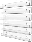 Cq acrylic Invisible Clear Floating Bookshelf - 15