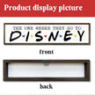 Cute Decor Signs, Rustic Farmhouse Wood Wall Decoration for Home Bedroom Living Room, Wooden Tabletop Decor Sign, Disney Decor Signs, The One Where They Go To Disney Sign