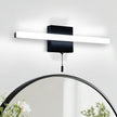 COTULIN 16 Inch Black Vanity Light Bar with Pull Switch 10W Brightness Ideal for Cabinet Lighting Picture Light and Sink Light for Kitchen and Bathroom Applications Modern Design Efficient Lighting