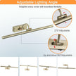Antique Bronze Picture Light, 23.6 Inch Remote Control Painting Lights for Wall Cordless, 3CCT Dimmable Wall Lights for Pictures, Rechargeable Art Light for Pictures On Wall with Timer