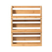 Lipper International 8840 Bamboo 3-Tier Spice Rack, 2.75-inch Depth Accommodates many Types of Spice Jars