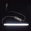 TrueColor USB-Powered LED Light Bar with Frosted Cover for Under Cabinet, Under Monitor, TV Backlight – Easy-Install - Adhesive & Mounting Brackets Included - 100,000 Hours Lifetime (18