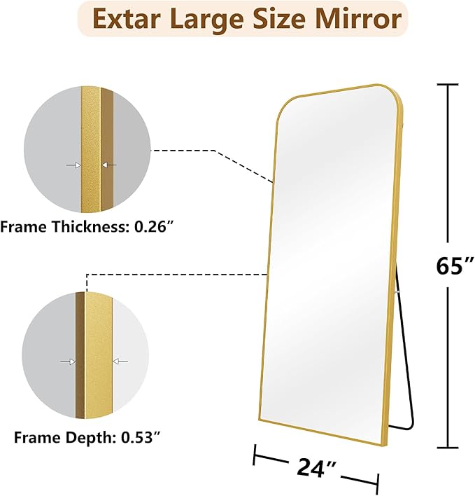 Koonmi Full Length Mirror, 65